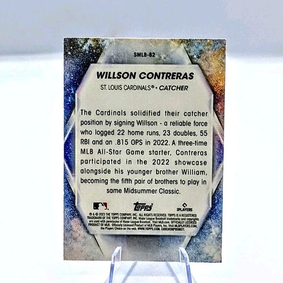 2023 Topps Update Series - Stars of Mlb Willson Contreras #SMLB-82 - Picture 5 of 7